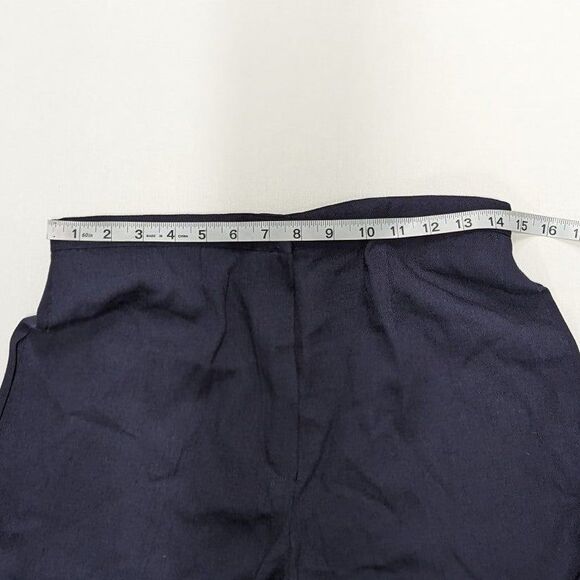 Vintage Handmade Women's Small/Medium Navy Blue Two Piece Pants Suit Set - Picture 11 of 12